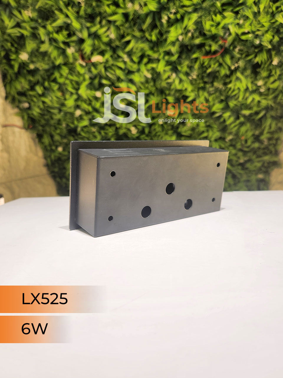 6W LX Black Aluminium Body Outdoor Rain Proof Foot Light 525 Weather Proof Stair Light IP54
