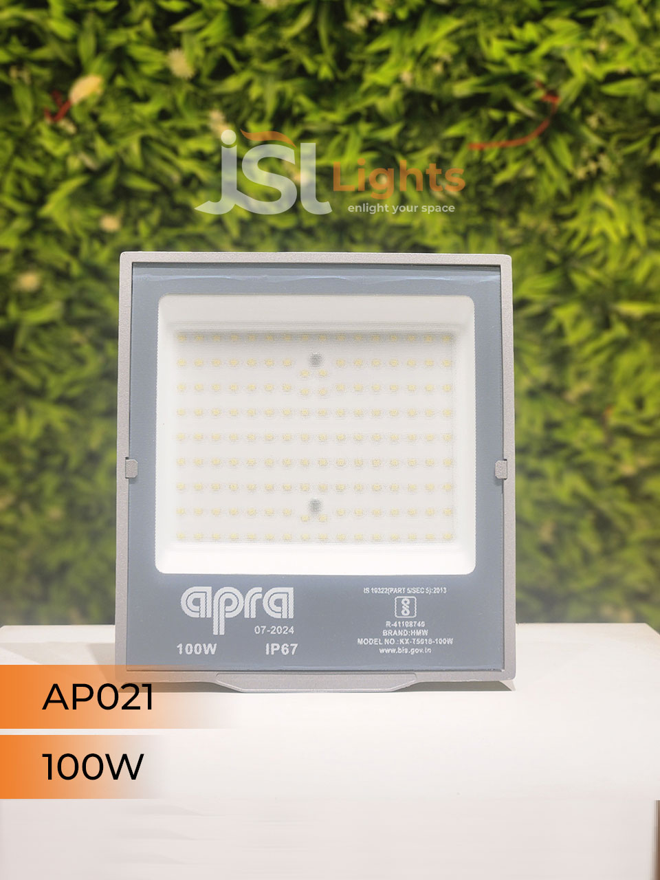 100W AP L021 Outdoor LED Flood Light Aluminium Body Waterproof Factory Warehouse IP67