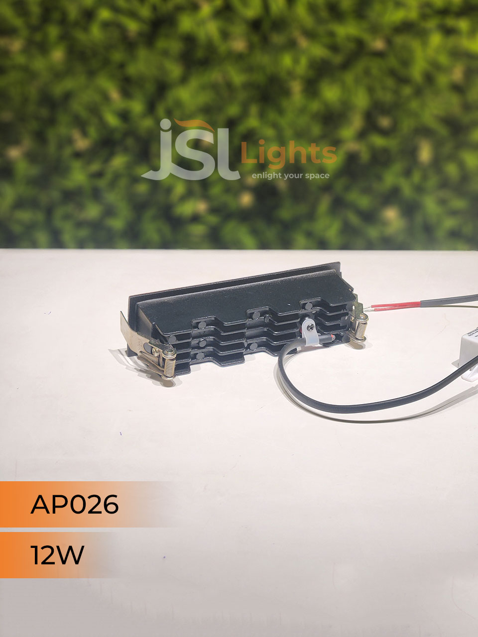 12W Black Linear Architectural Light Ceiling Spotlight with Rosegold Reflector and Driver (AP026)