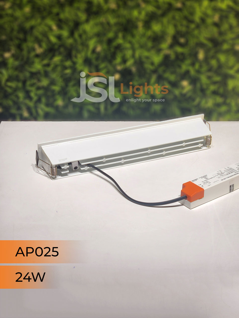 24W Black Linear Architectural Light Ceiling Spotlight with Driver (AP025)