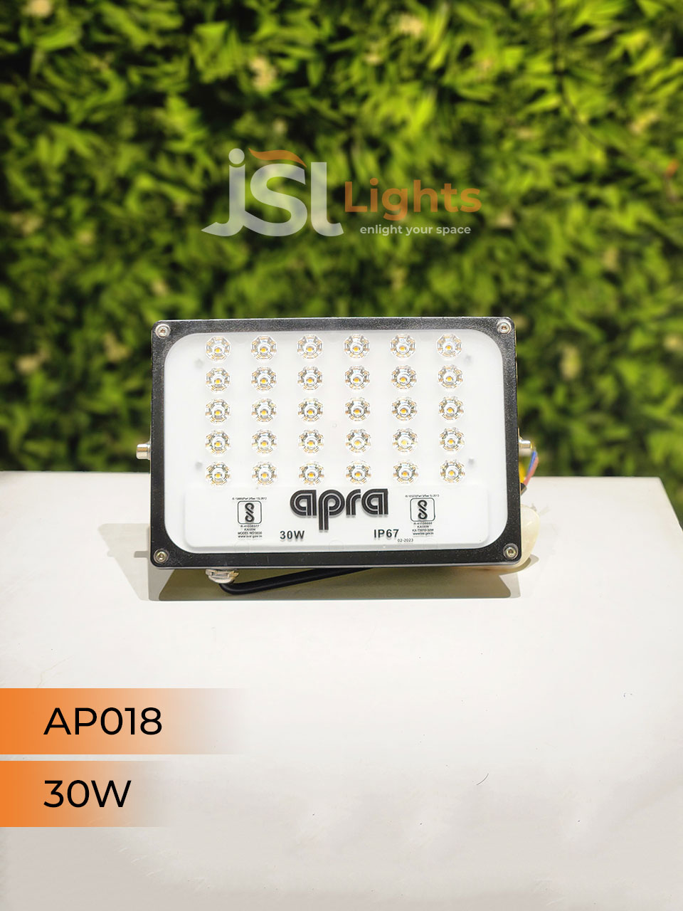 30W AP 018 Outdoor LED Flood Light Aluminium Body Waterproof Factory Warehouse IP67
