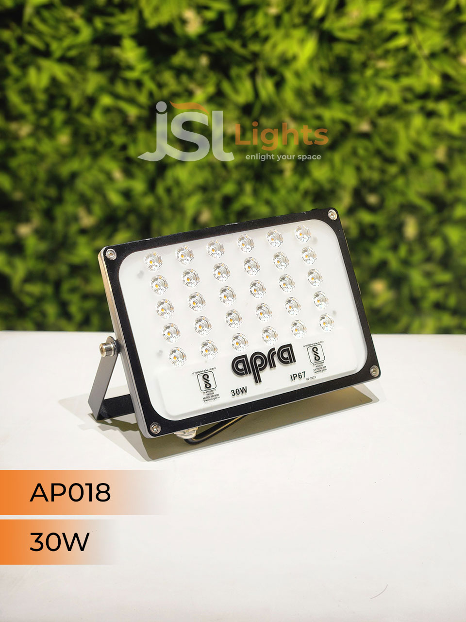 30W AP 018 Outdoor LED Flood Light Aluminium Body Waterproof Factory Warehouse IP67