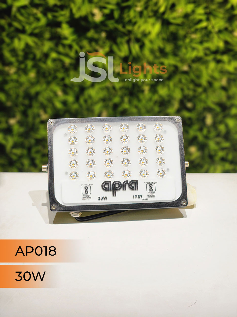30W AP 018 Outdoor LED Flood Light Aluminium Body Waterproof Factory Warehouse IP67