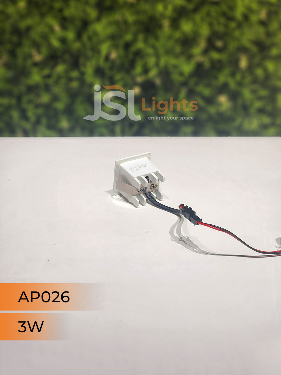 3W White Linear Architectural Light Ceiling Spotlight with Rosegold Reflector and Driver (AP026)