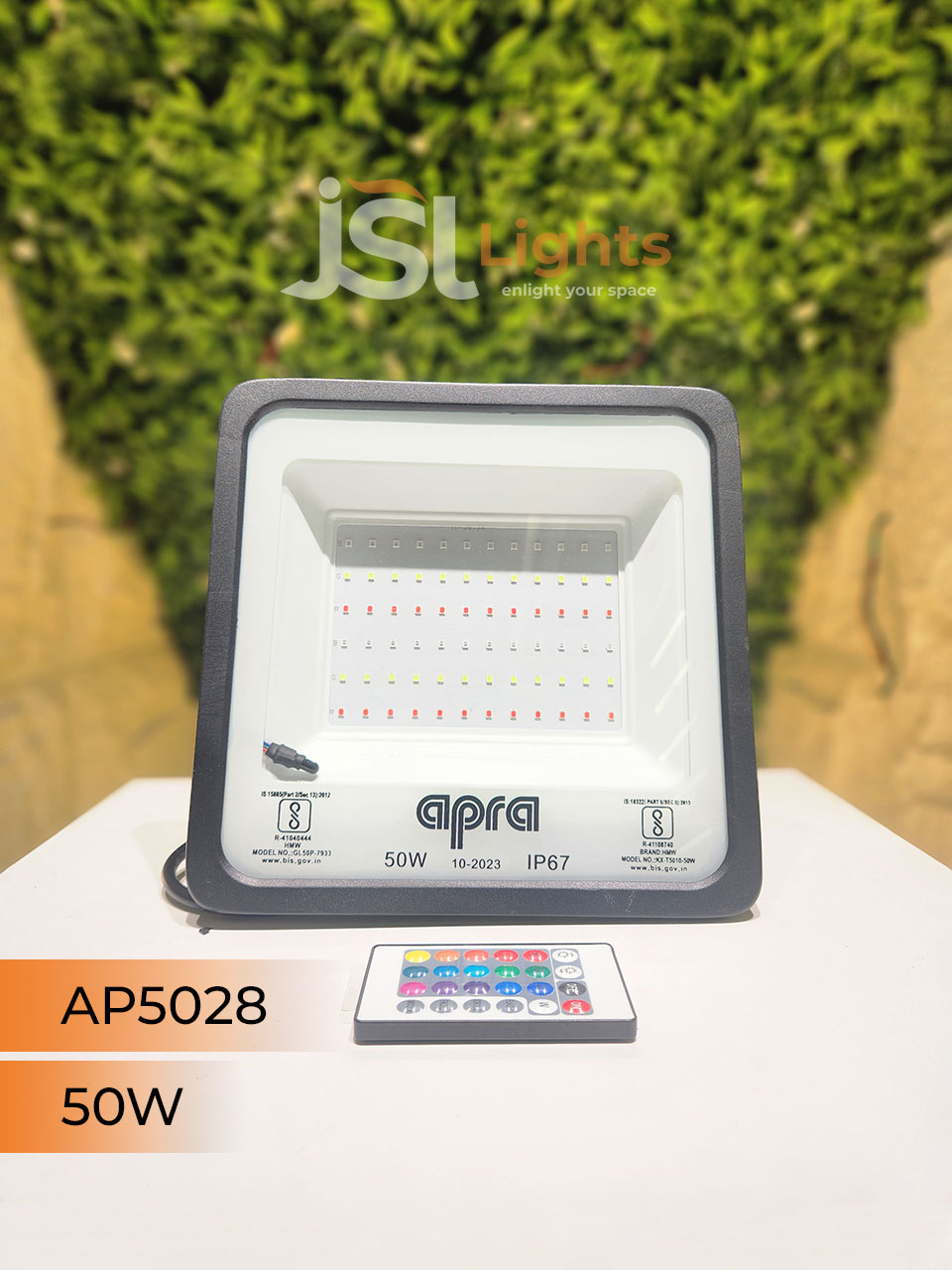 50W AP 5028 RGB Waterproof Outdoor LED Flood Light Aluminium Body Waterproof Factory Warehouse IP67