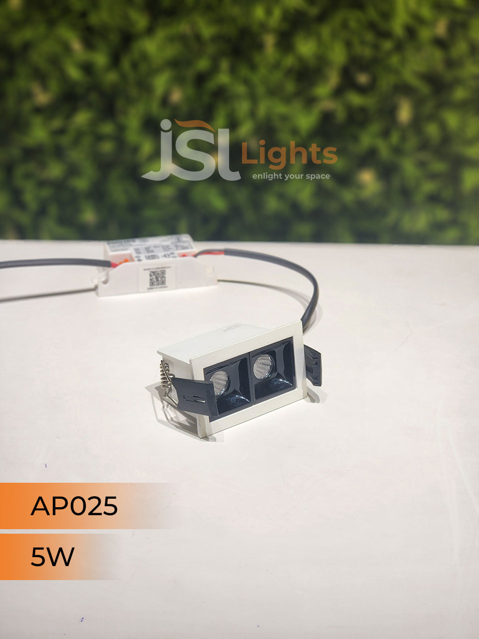 5W White Linear Architectural Light Ceiling Spotlight with Driver (AP025)