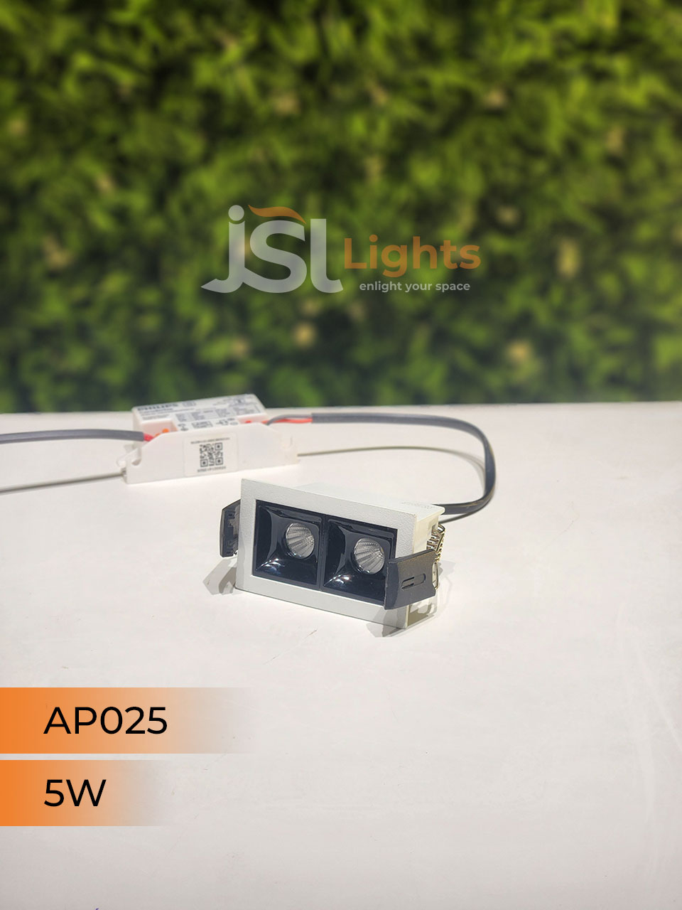 5W White Linear Architectural Light Ceiling Spotlight with Driver (AP025)