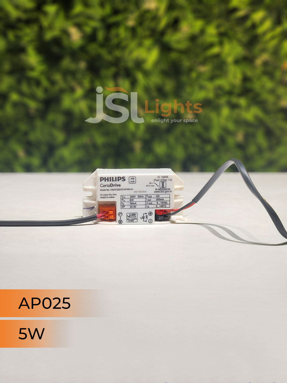5W White Linear Architectural Light Ceiling Spotlight with Driver (AP025)