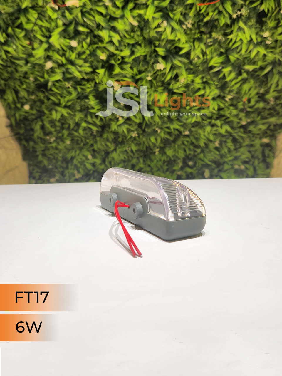 6W AP FT-17 Foot LED Light Grey Body
