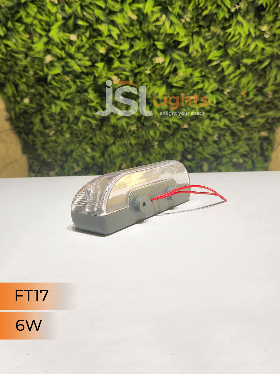 6W AP FT-17 Foot LED Light Grey Body