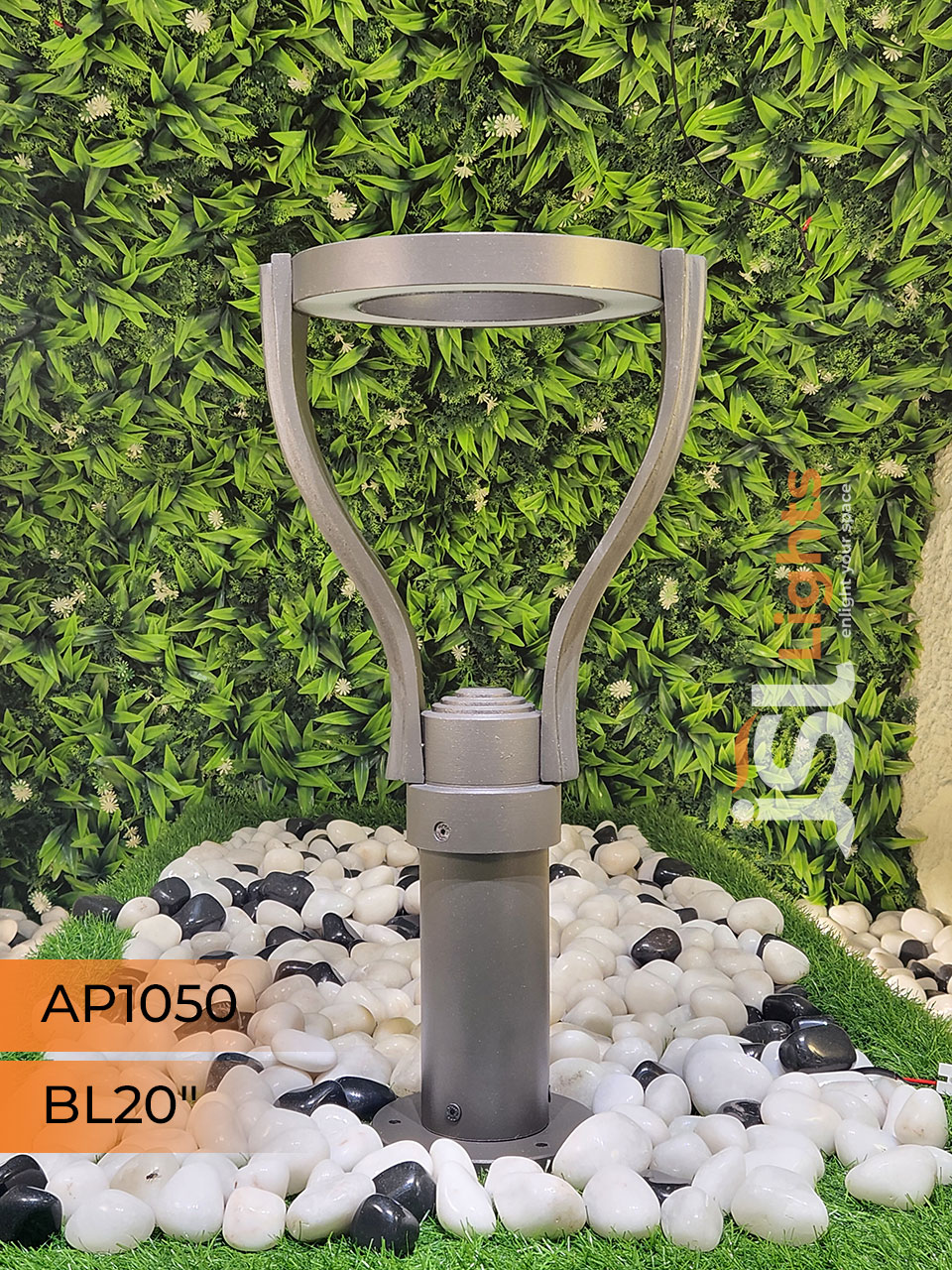 AP 1050 Outdoor Garden Bollard Light 20" Waterproof Pathway Light