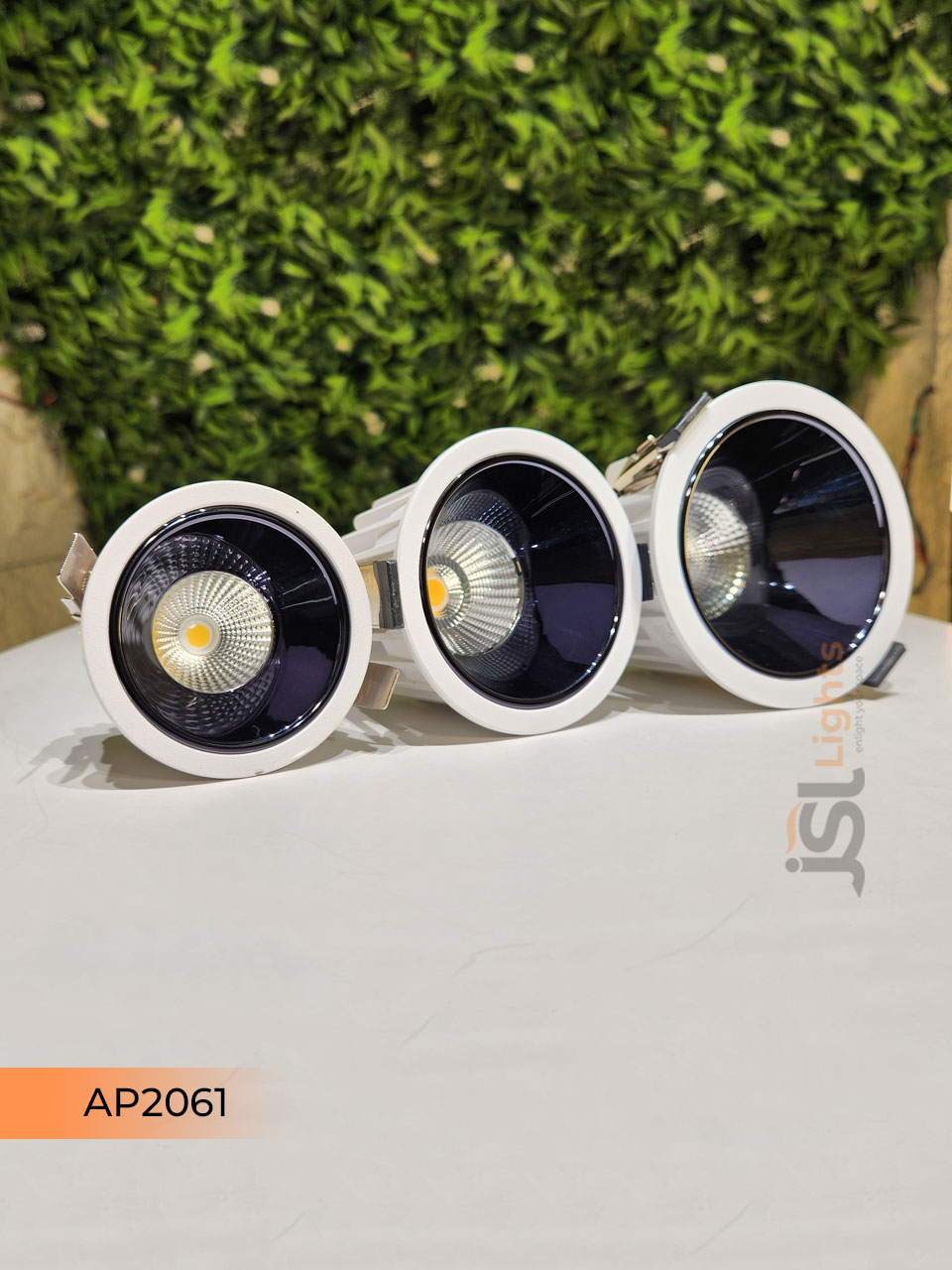 AP 2061 7W White Deep Recessed Wall Mounted COB Ceiling Downlight PB and GD Reflector