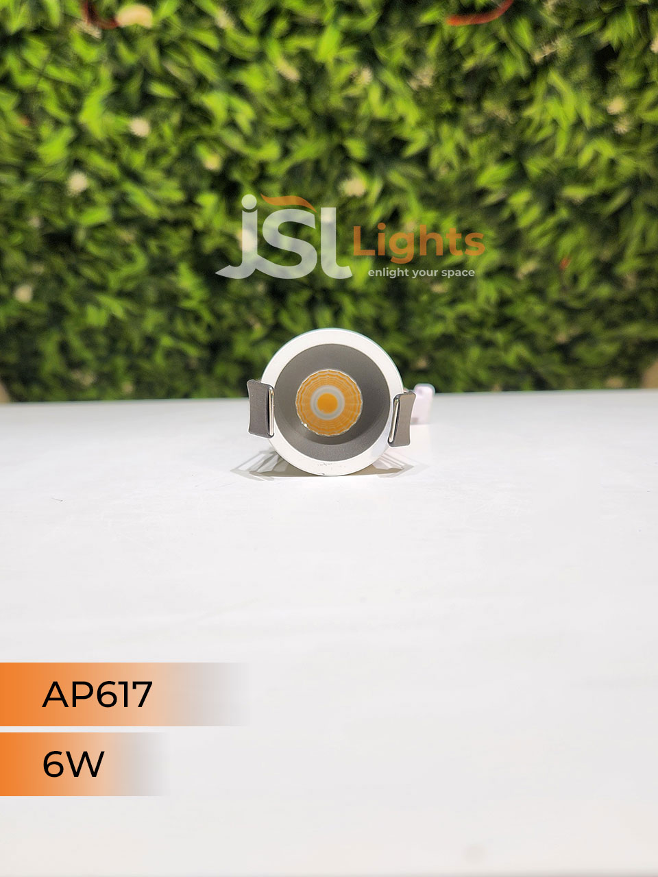 AP 617 7W Grey Deep Recessed Wall Mounted COB Ceiling Downlight