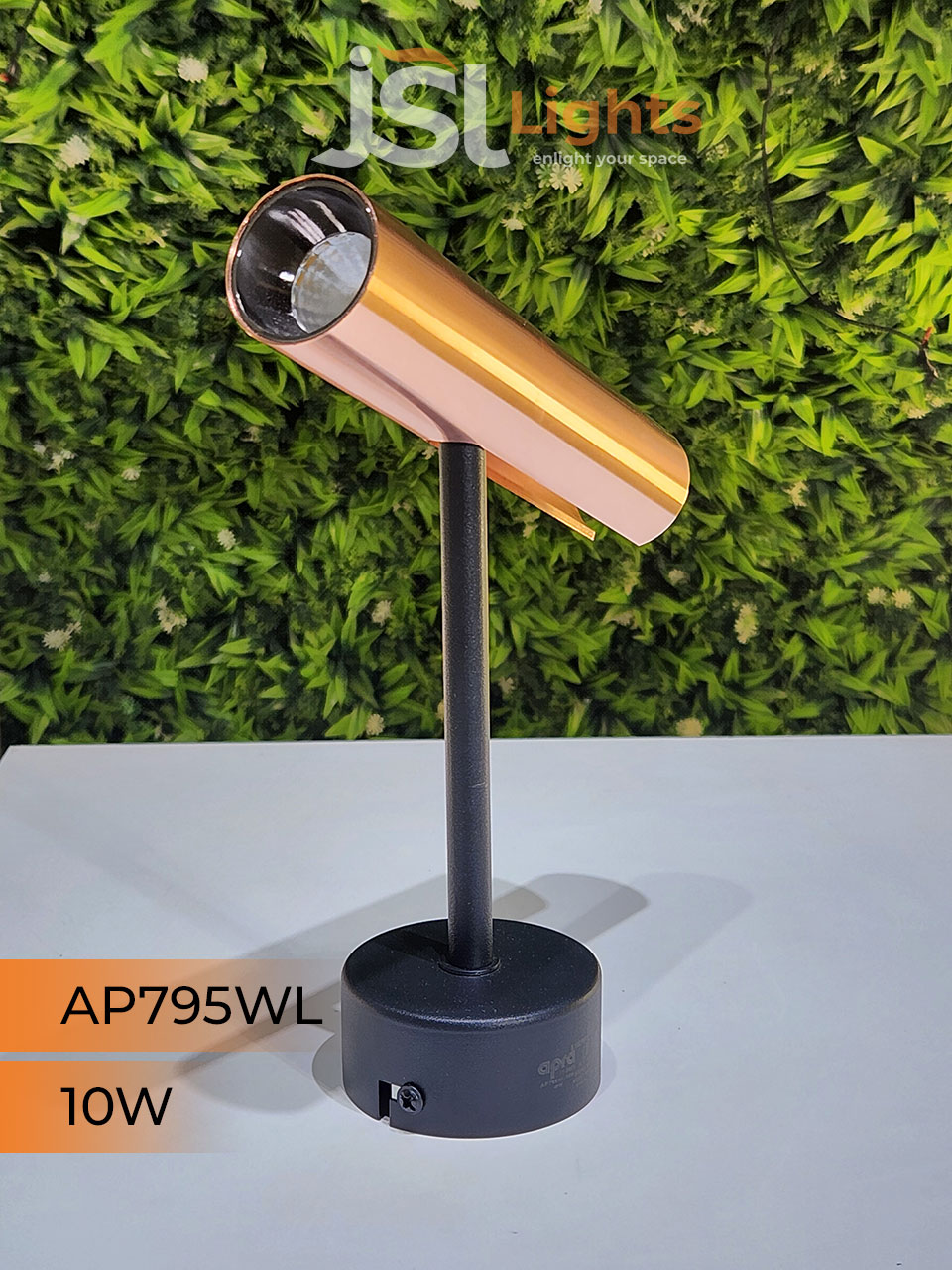 AP 795 10W Black RG Surface Wall COB Focus Light