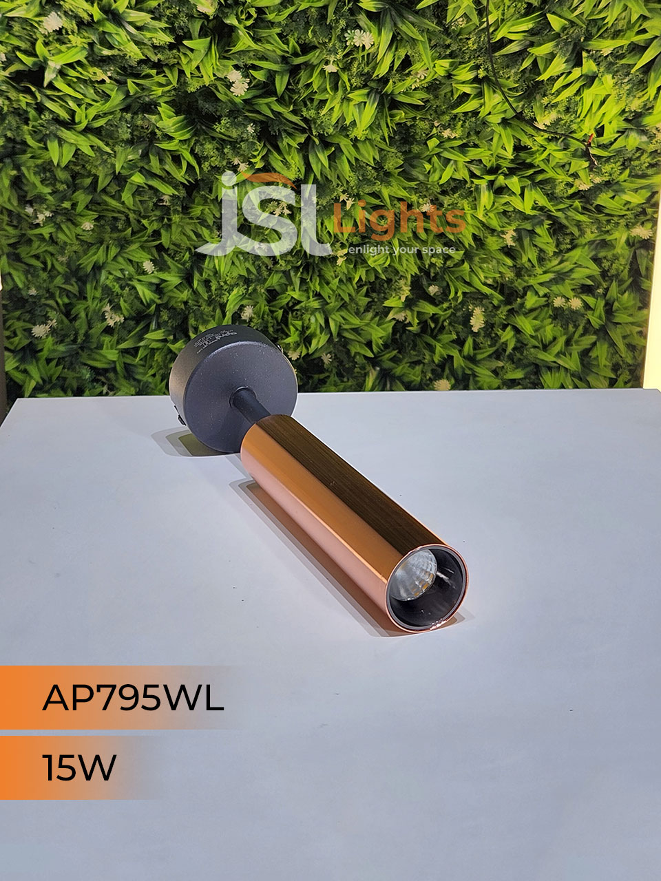AP 795 15W Black RG Surface Wall COB Focus Light