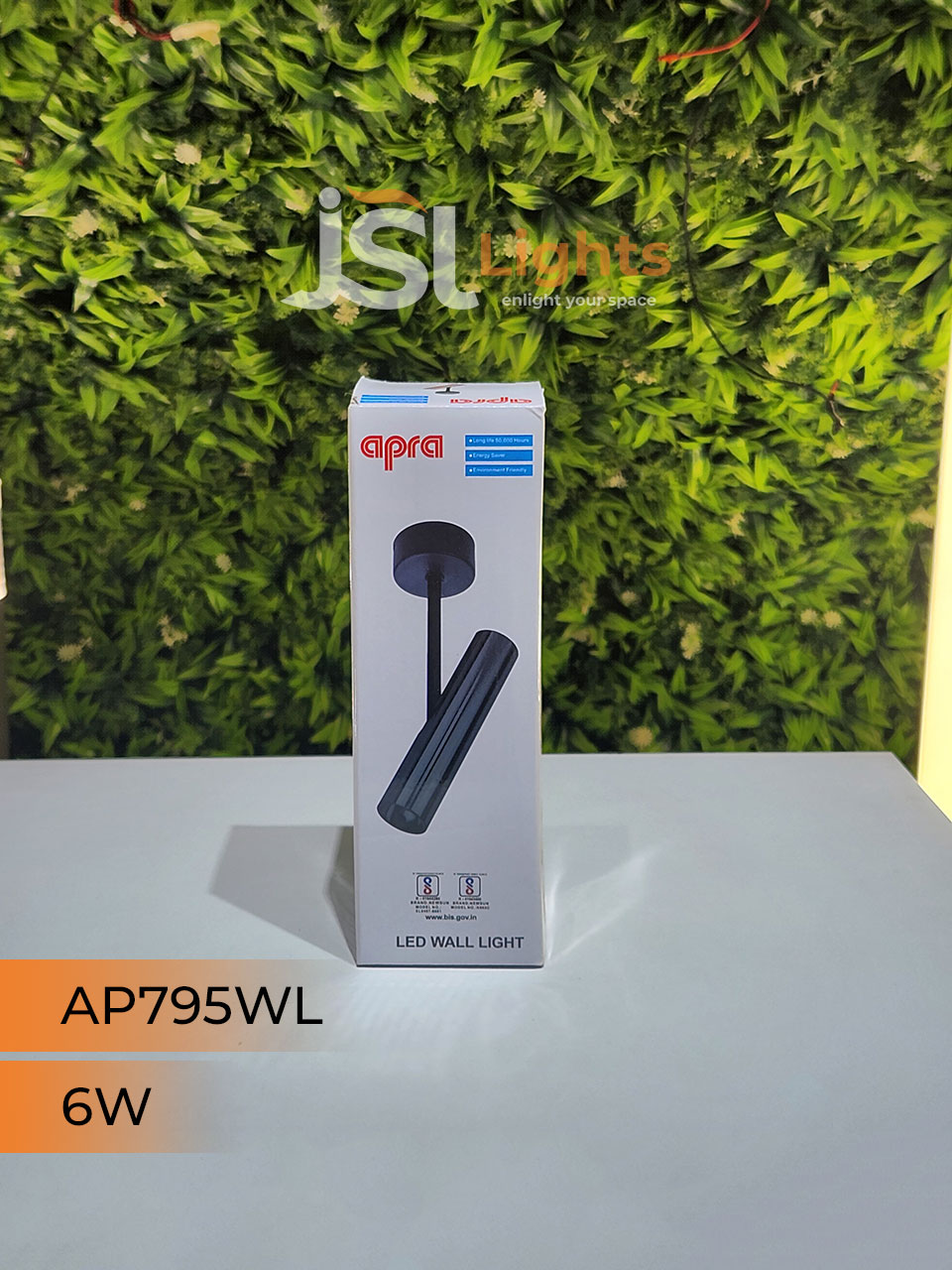 AP 795 6W Black PB Surface Wall COB Focus Light
