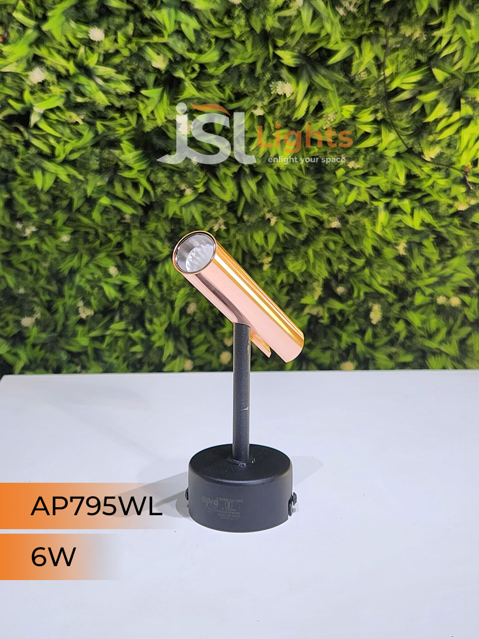 AP 795 6W Black RG Surface Wall COB Focus Light