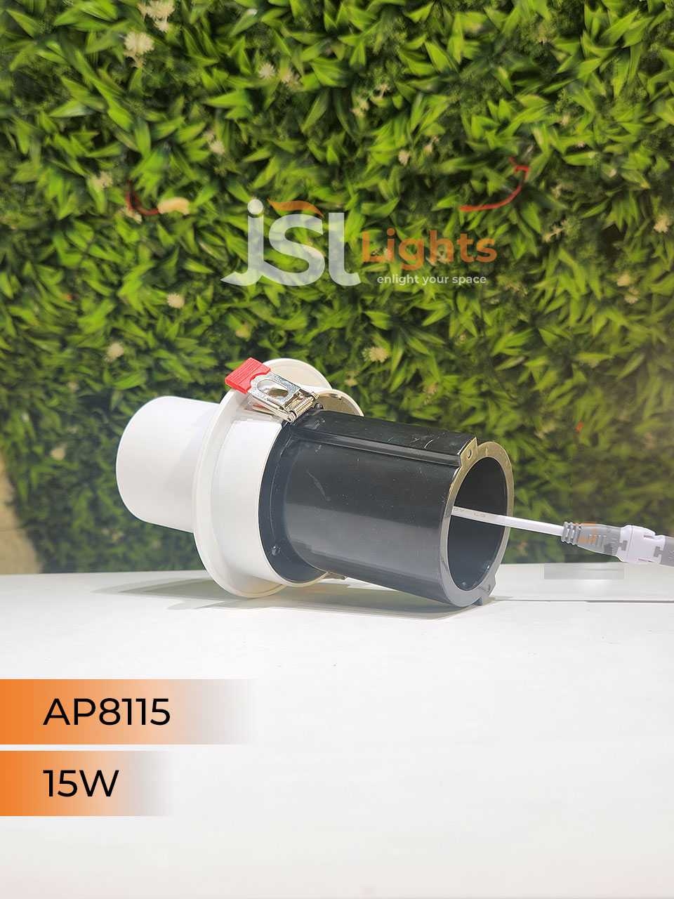 AP 8115 15W White Deep Recessed Wall Mounted COB Pop Up Downlight Ceiling 360 Degree Adjustable Spotlight