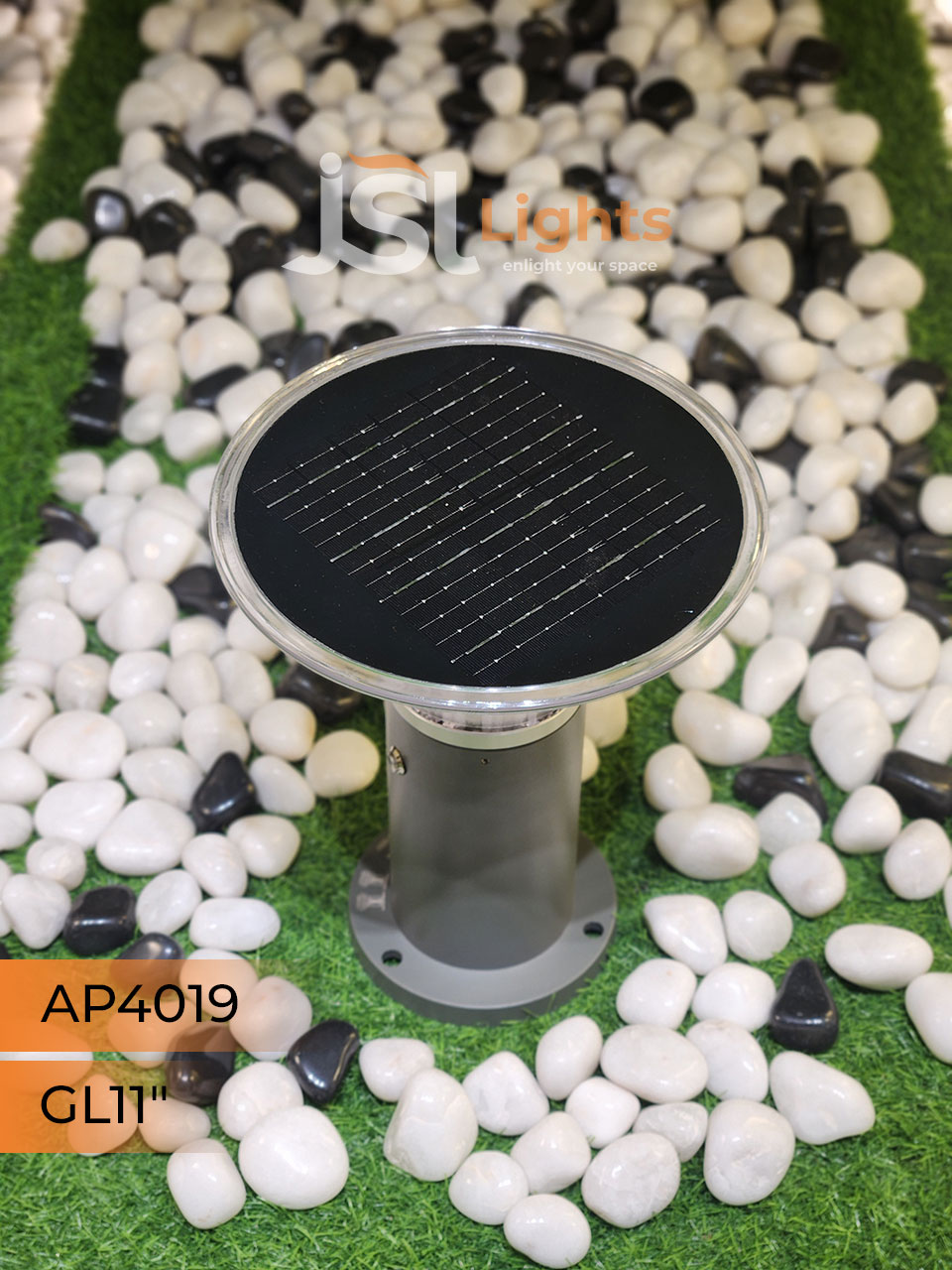 APT 4019 Solar Gate Light 11 Inches Outdoor Gate Light with 5w LED