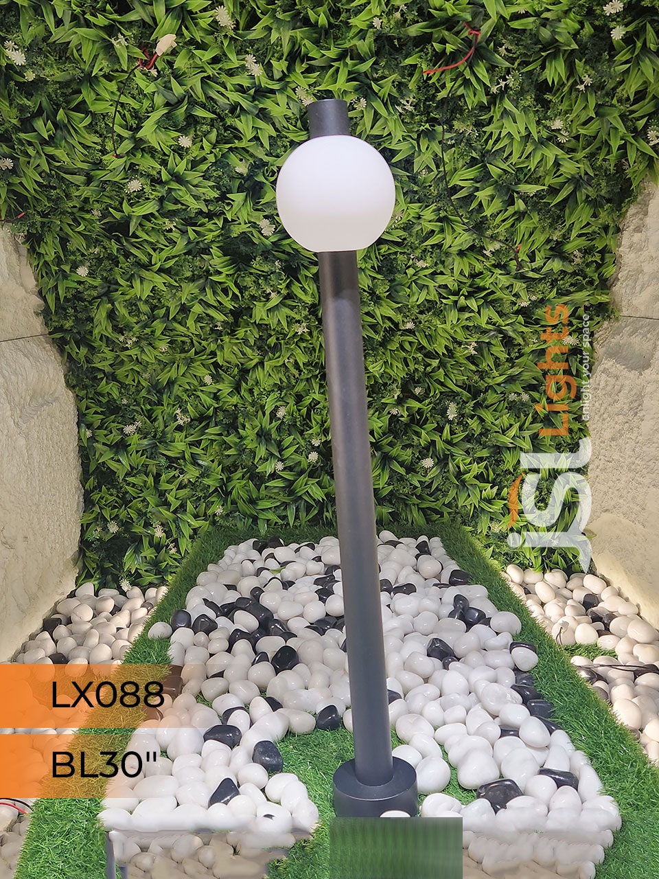 LX 088 Outdoor Garden Bollard Light 30 Inches Waterproof Pathway Light with 12w LED