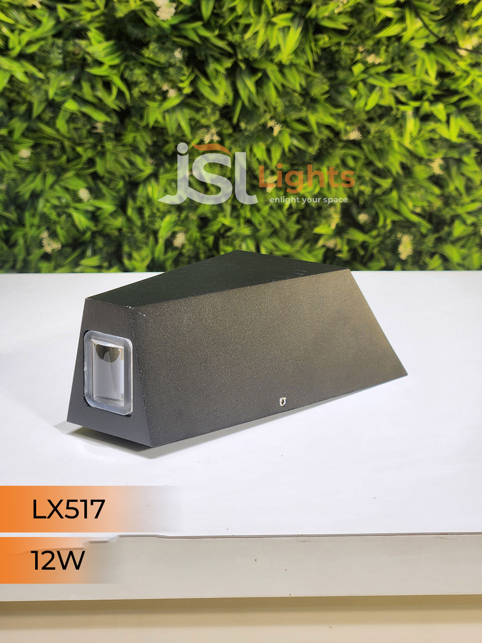 LX 517 9W Up Down Wall Decorative Light Black Aluminium Body Outdoor Wall Light