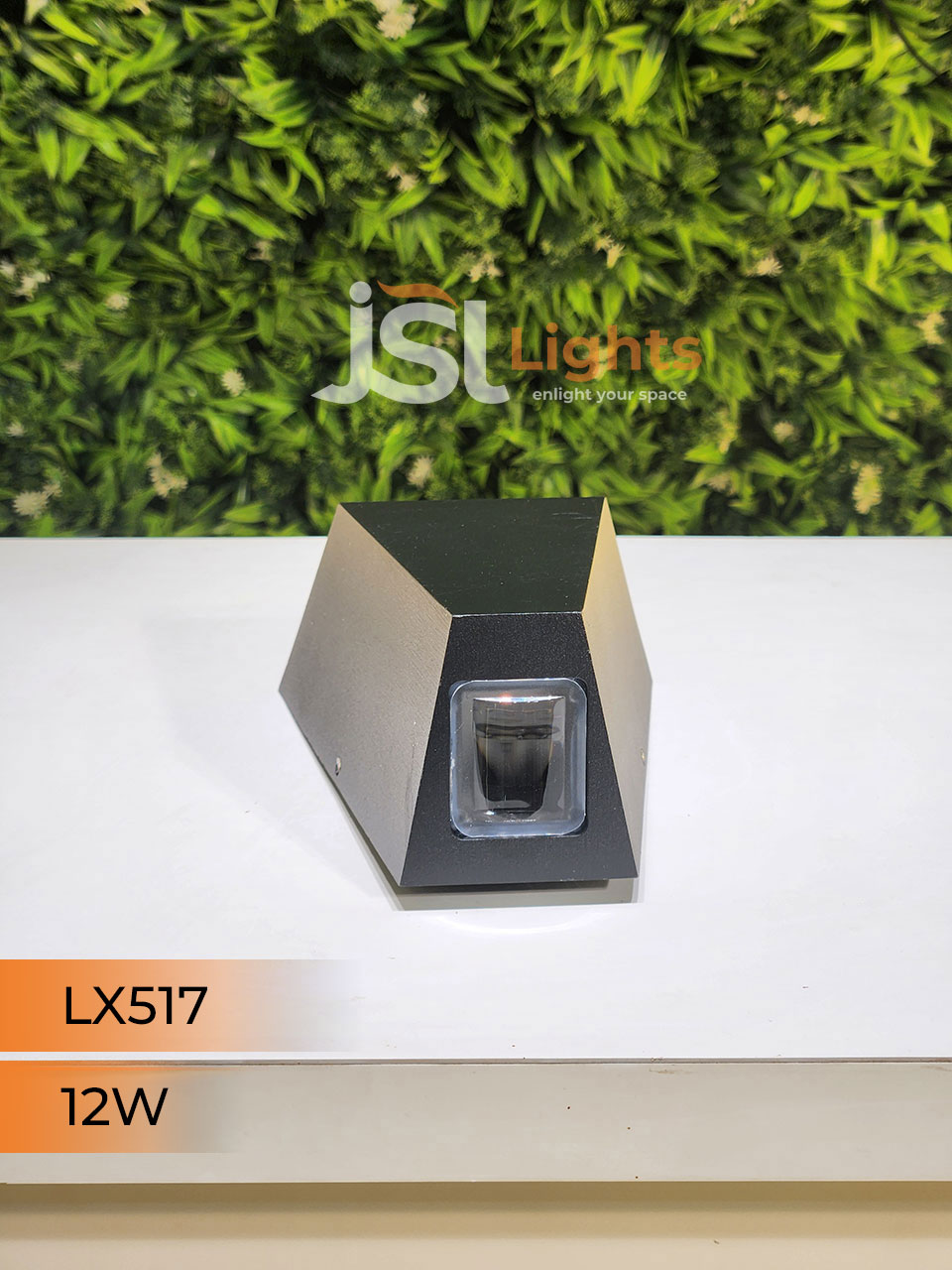 LX 517 9W Up Down Wall Decorative Light Black Aluminium Body Outdoor Wall Light