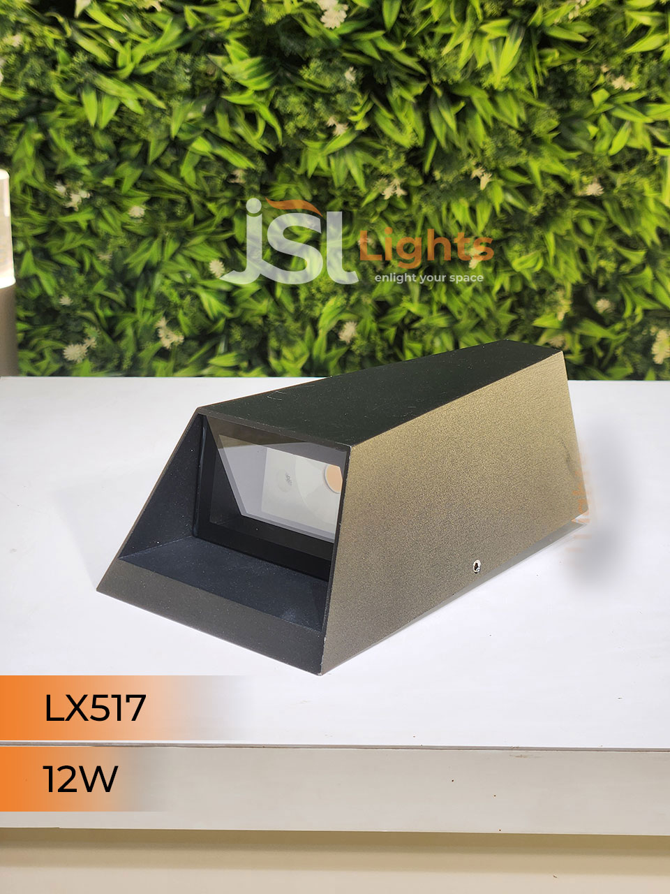 LX 517 9W Up Down Wall Decorative Light Black Aluminium Body Outdoor Wall Light