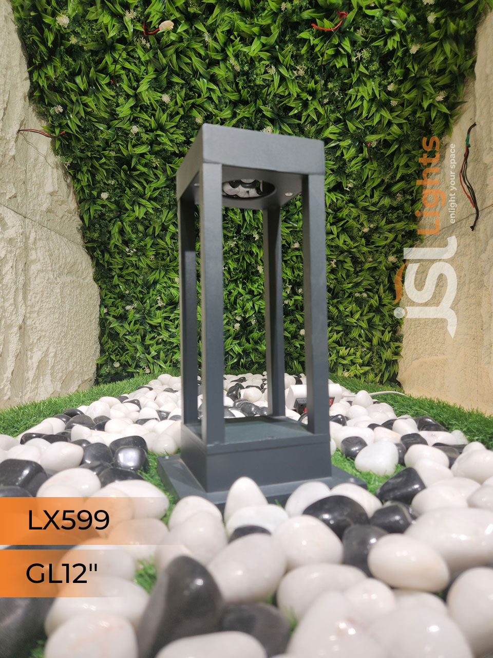 LX 599 Outdoor Gate Light 12 Inches Waterproof Pathway Light with 12w LED