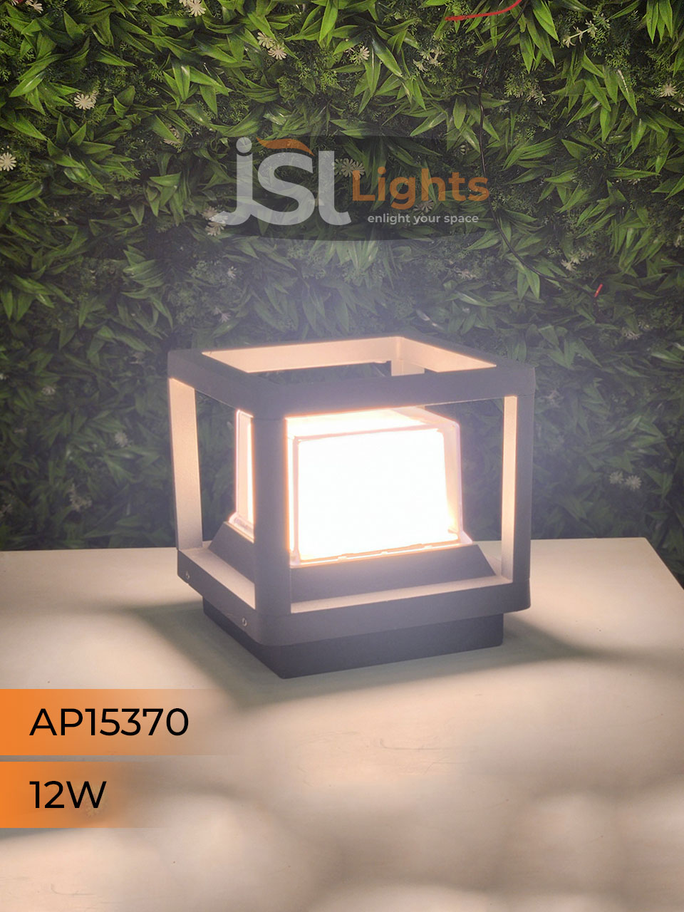 AP 15370 Outdoor Gate Light 6 Inches Outdoor Gate Light with 12W LED Light
