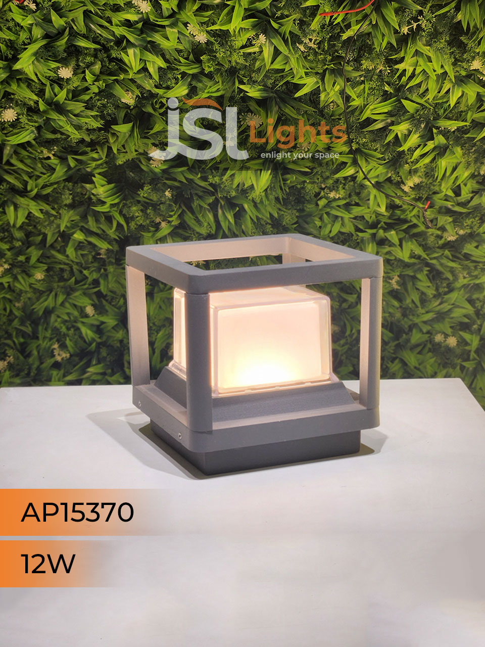 AP 15370 Outdoor Gate Light 6 Inches Outdoor Gate Light with 12W LED Light