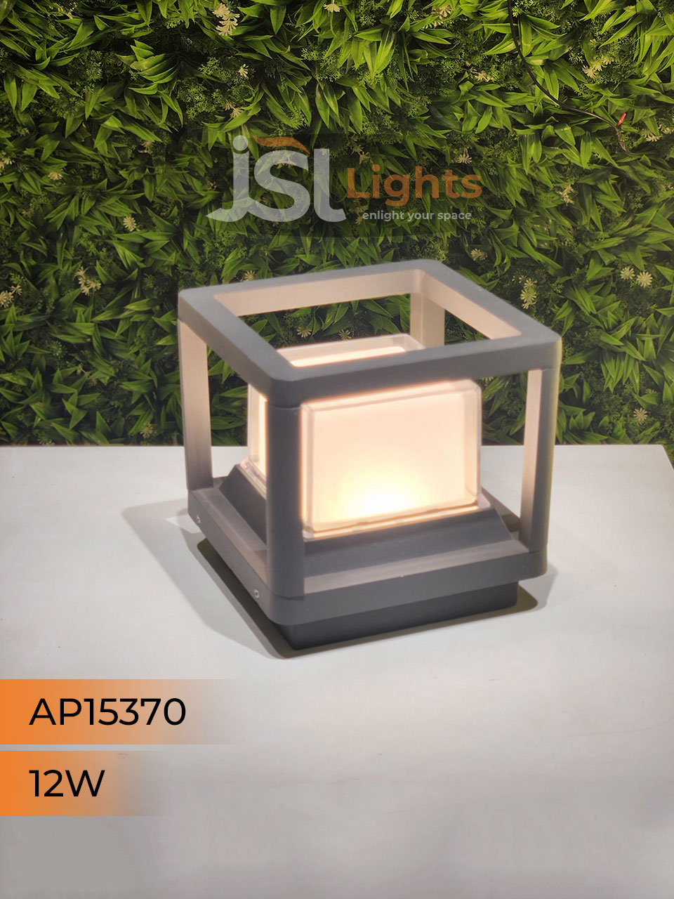 AP 15370 Outdoor Gate Light 6 Inches Outdoor Gate Light with 12W LED Light