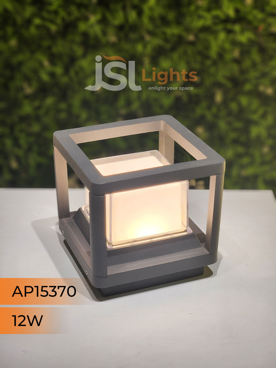 AP 15370 Outdoor Gate Light 6 Inches Outdoor Gate Light with 12W LED Light