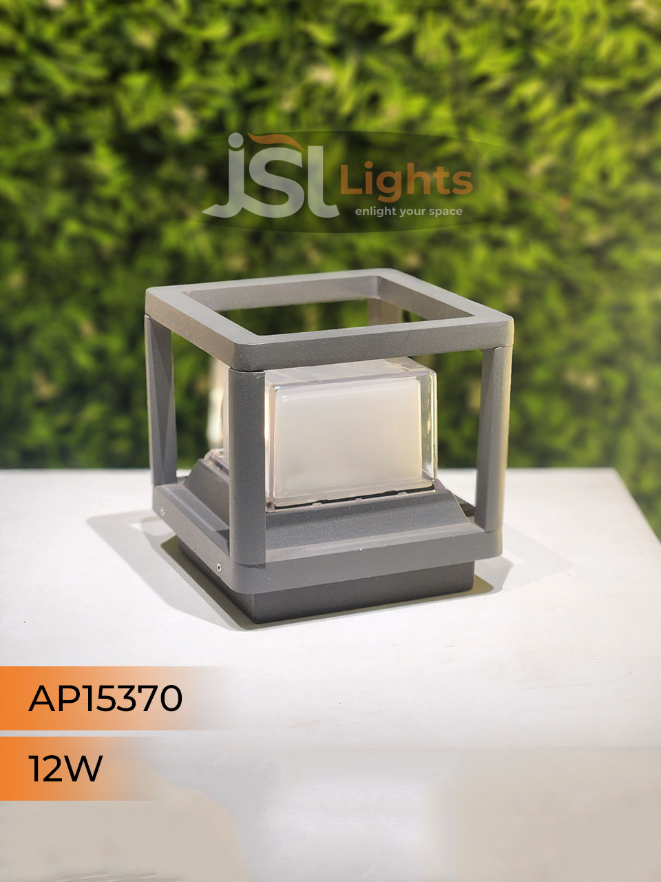 AP 15370 Outdoor Gate Light 6 Inches Outdoor Gate Light with 12W LED Light