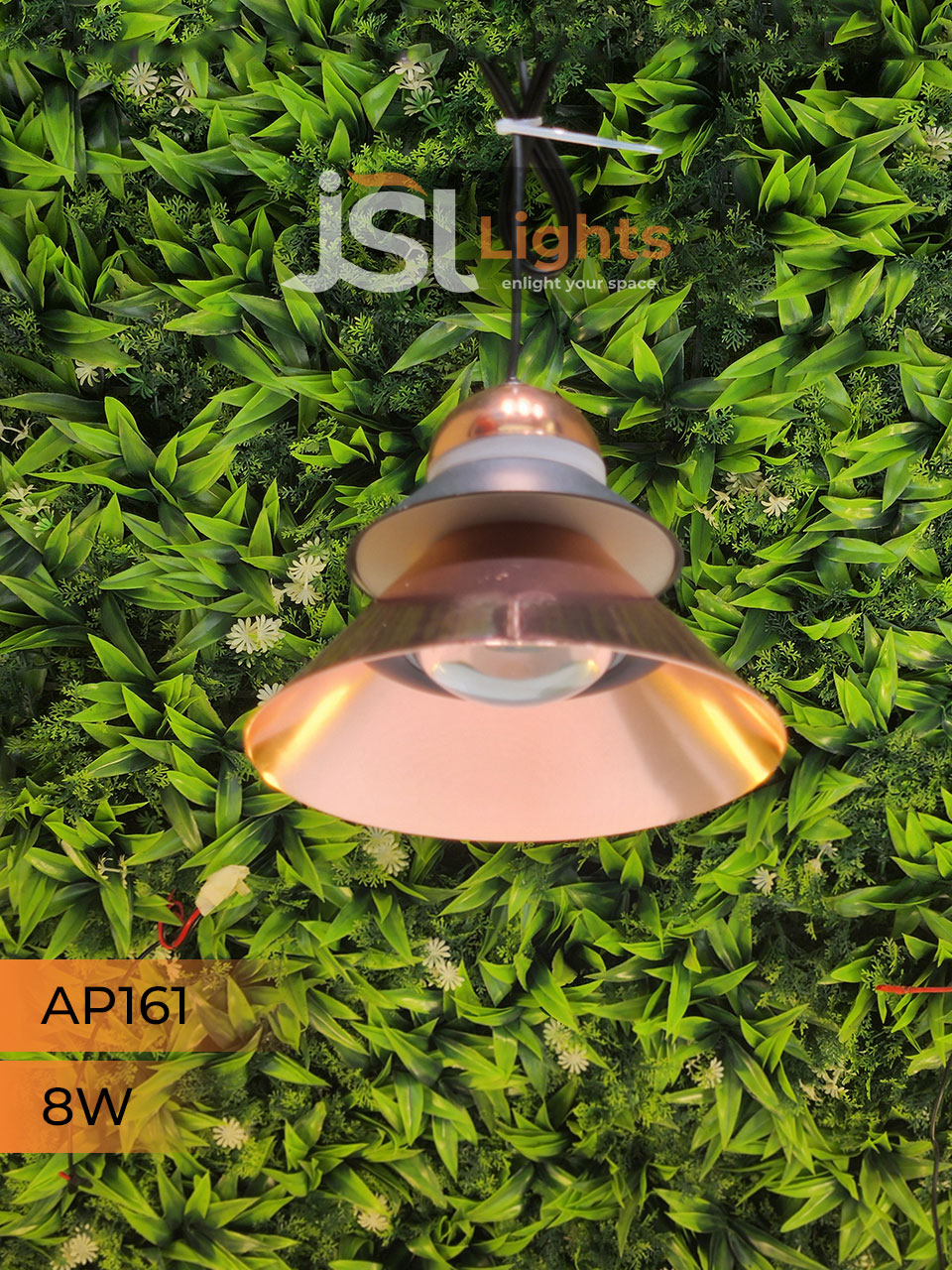 AP 161 12W CP Surface Hanging Light for Home Ceiling Pendant Light with Hanging Wire