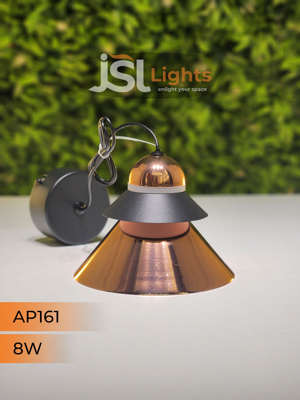 AP 161 12W CP Surface Hanging Light for Home Ceiling Pendant Light with Hanging Wire