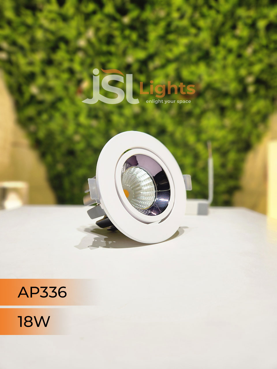 AP 336 18W Round Deep Recessed COB Downlight