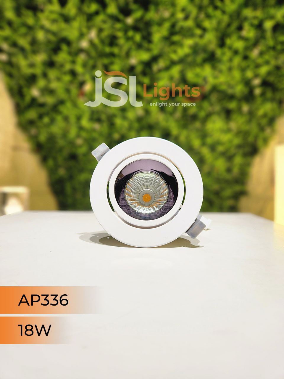 AP 336 18W Round Deep Recessed COB Downlight