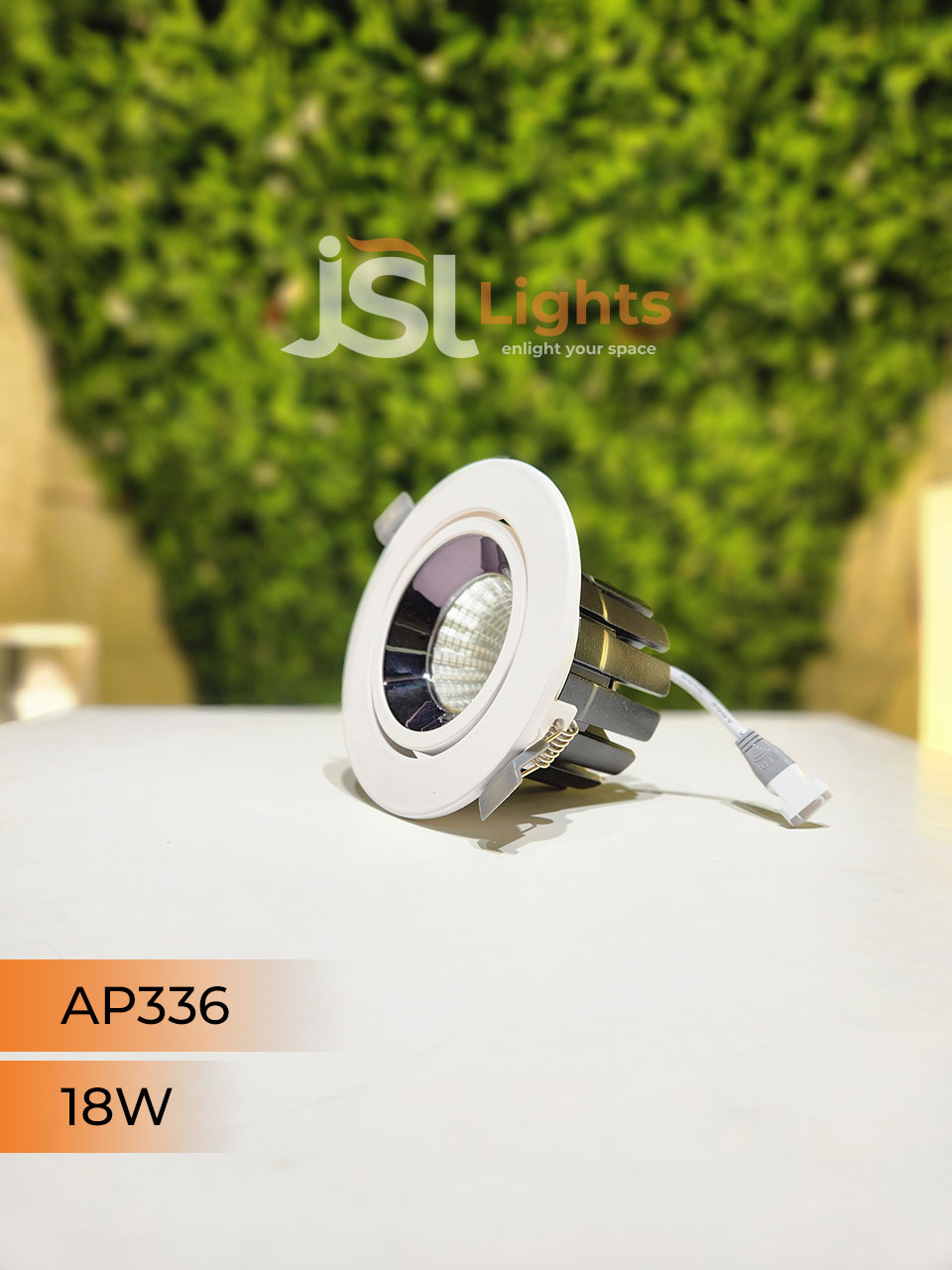 AP 336 18W Round Deep Recessed COB Downlight
