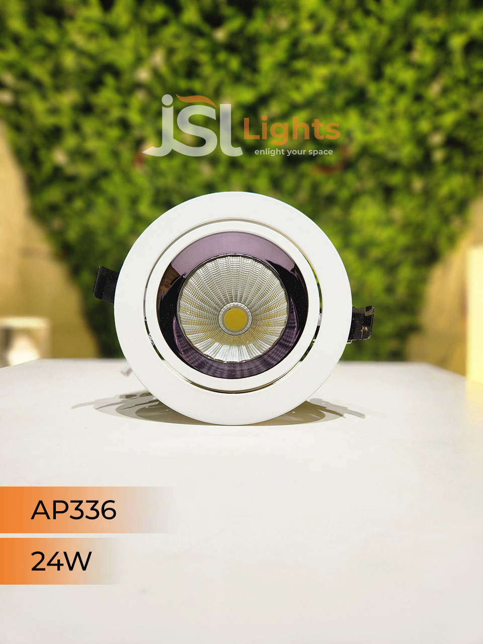 AP 336 24W Round Deep Recessed COB Downlight