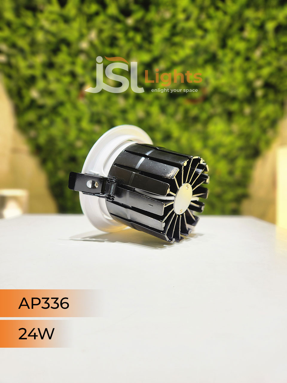 AP 336 24W Round Deep Recessed COB Downlight
