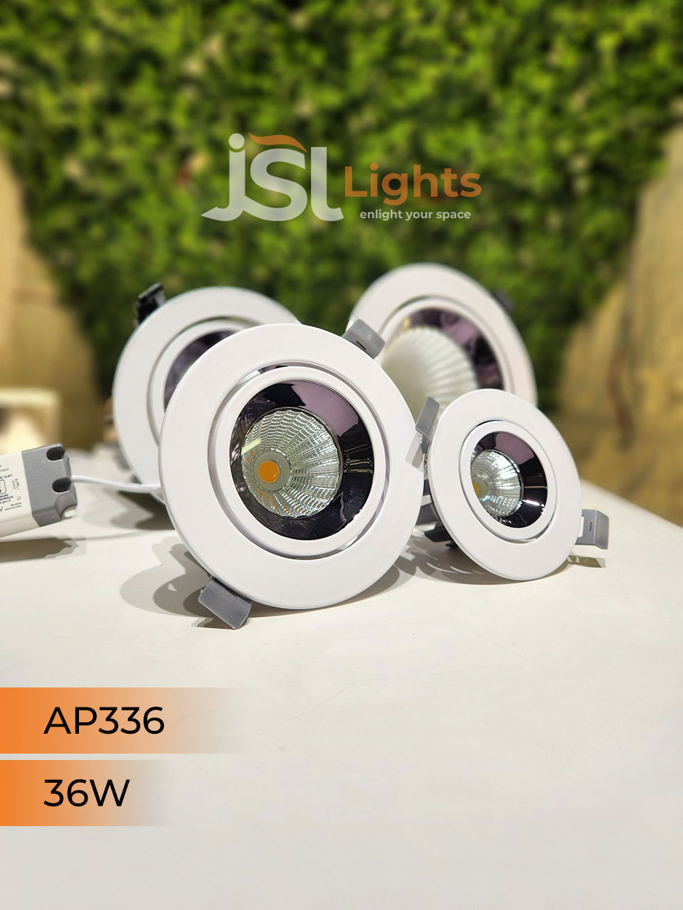 AP 336 36W Round Deep Recessed COB Downlight