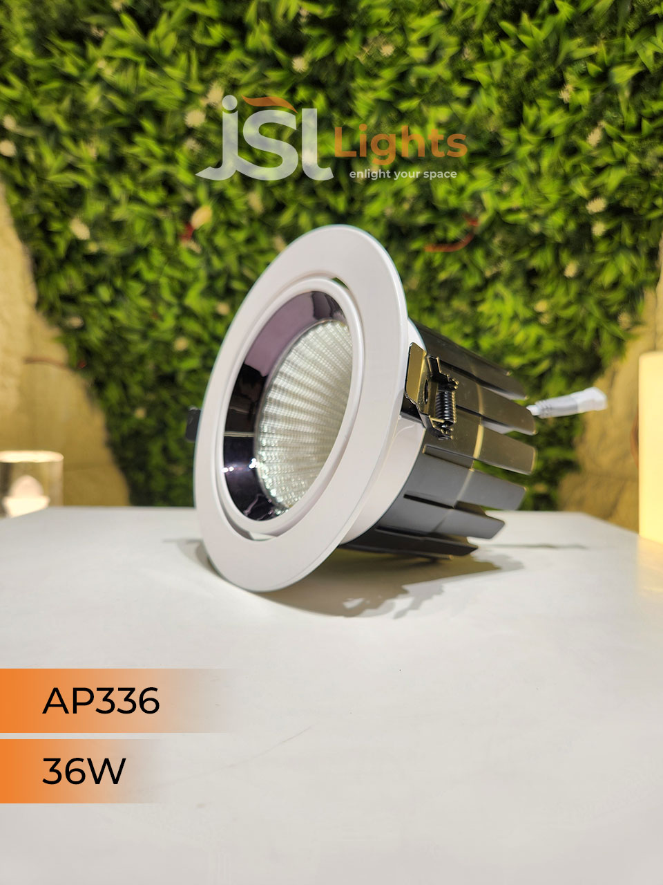 AP 336 36W Round Deep Recessed COB Downlight