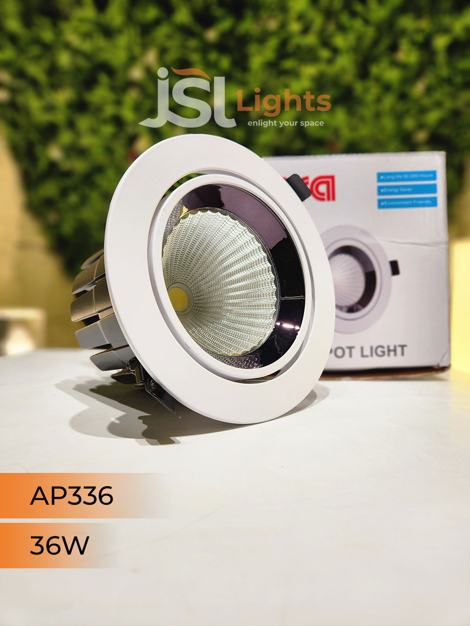 AP 336 36W Round Deep Recessed COB Downlight
