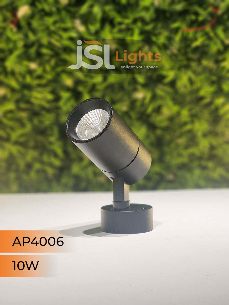 AP 4006 10W LED Surface Wall Spotlight White Body