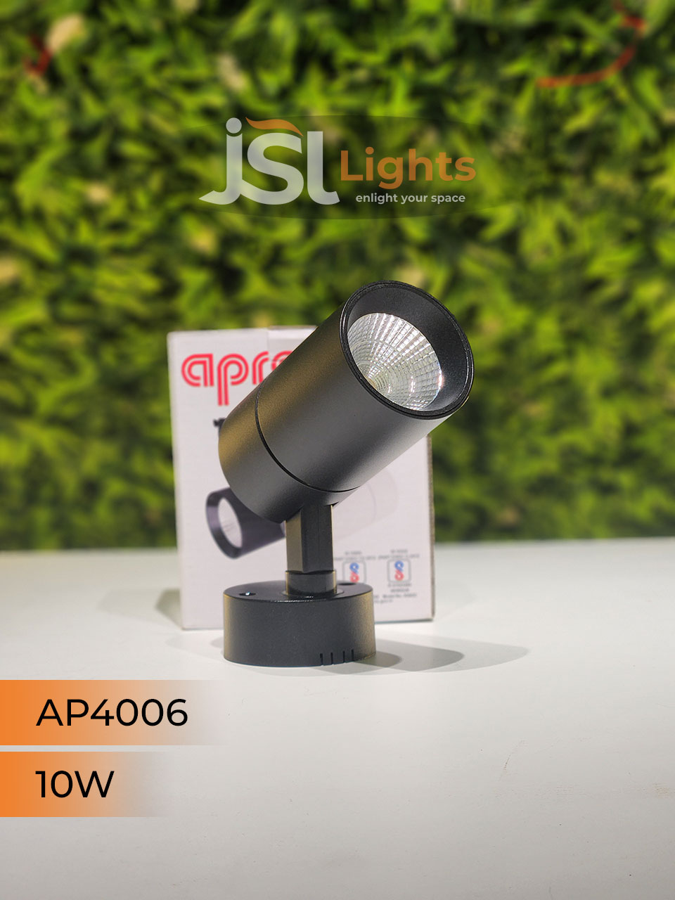 AP 4006 10W LED Surface Wall Spotlight White Body