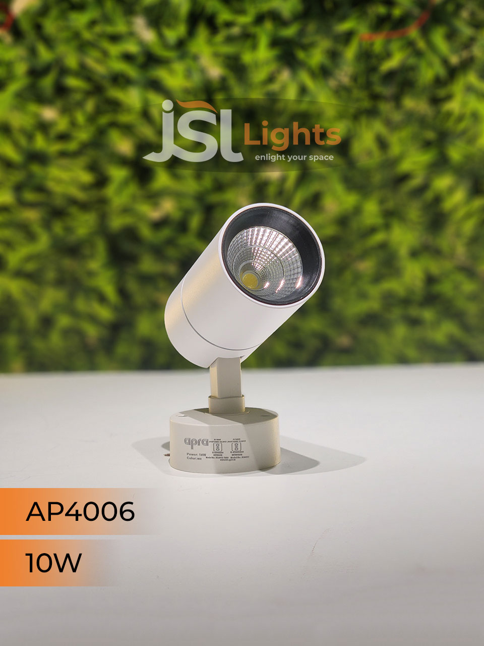 AP 4006 10W LED Surface Wall Spotlight White Color Body