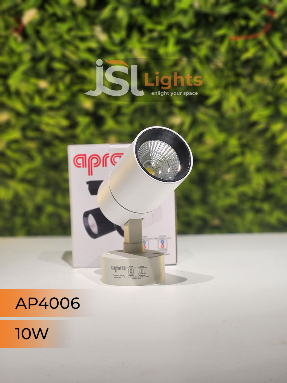 AP 4006 10W LED Surface Wall Spotlight White Color Body