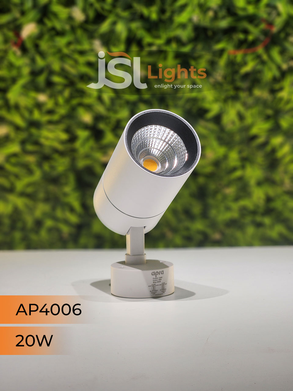 AP 4006 20W LED Surface Wall Spotlight White Color Body