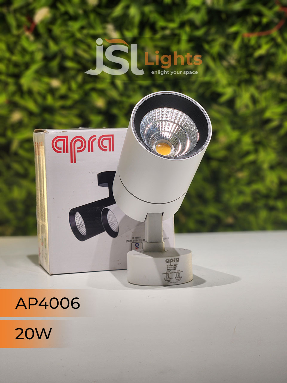 AP 4006 20W LED Surface Wall Spotlight White Color Body