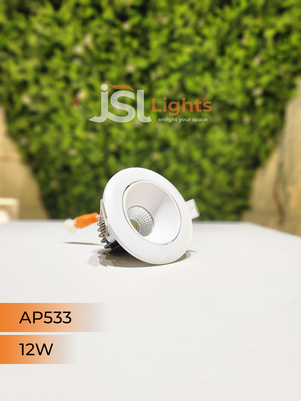 AP 533 12W Round Deep Recessed COB Downlight